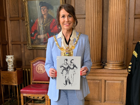 Lord Mayor's Women of Steel illustration to support Archer Project & Roundabout